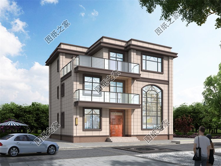 現(xiàn)代風(fēng)三層別墅效果圖設(shè)計(jì)案例