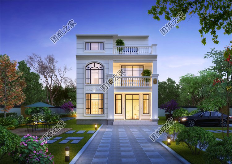 現(xiàn)代風(fēng)三層別墅效果圖設(shè)計(jì)案例