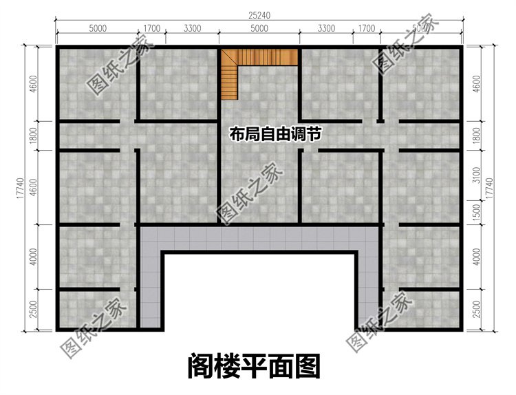 中式一層農(nóng)村別墅設(shè)計圖