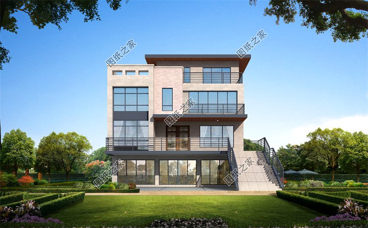 現(xiàn)代風(fēng)四層及以上別墅效果圖設(shè)計(jì)案例