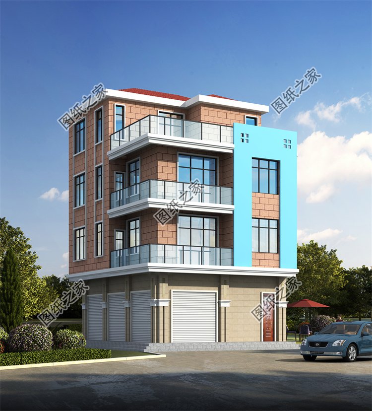 現(xiàn)代風(fēng)四層及以上別墅效果圖設(shè)計(jì)案例