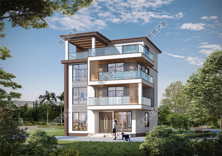 現(xiàn)代風(fēng)四層及以上別墅效果圖設(shè)計(jì)案例