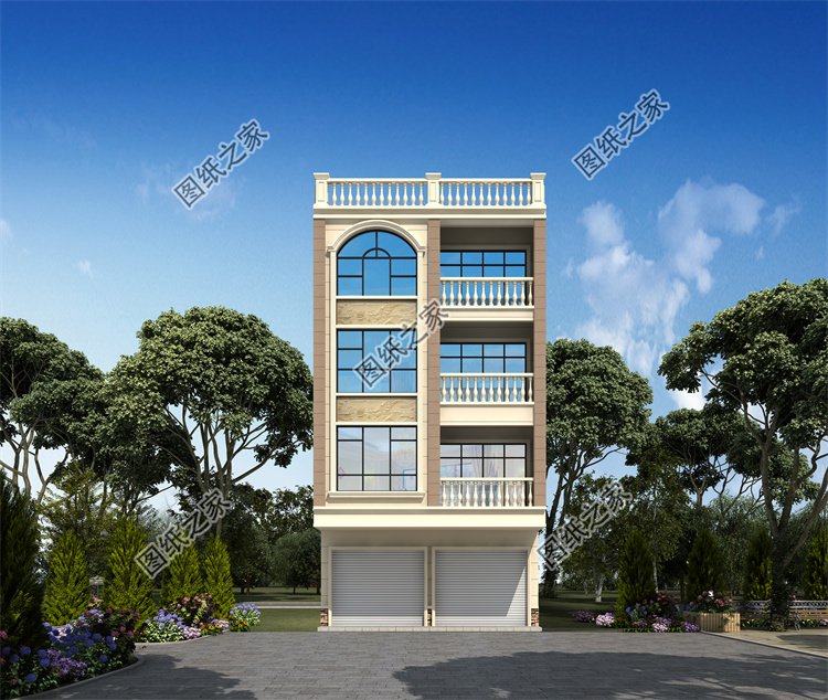 現(xiàn)代風(fēng)四層及以上別墅效果圖設(shè)計(jì)案例