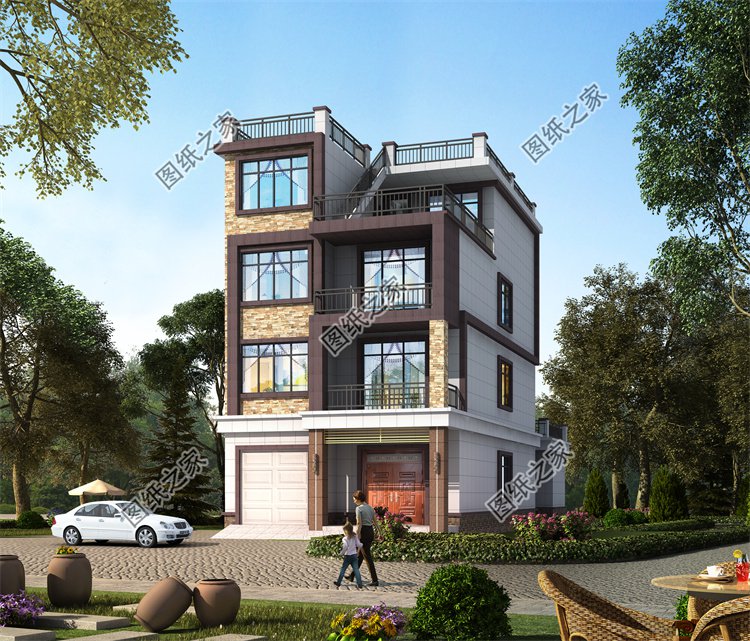 現(xiàn)代風(fēng)四層及以上別墅效果圖設(shè)計(jì)案例