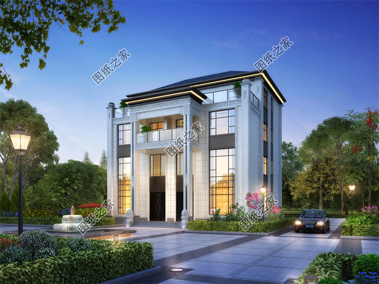 現(xiàn)代風(fēng)四層及以上別墅效果圖設(shè)計(jì)案例