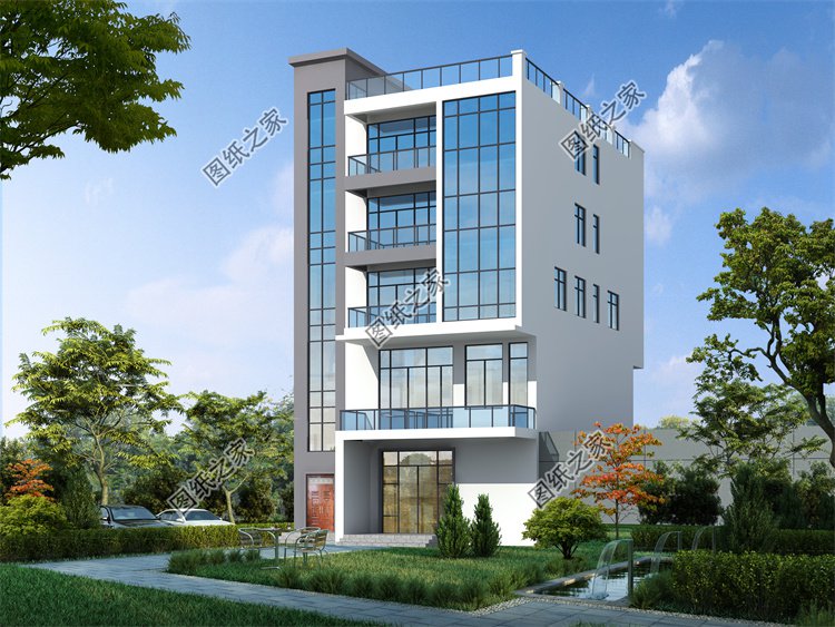 現(xiàn)代風(fēng)四層及以上別墅效果圖設(shè)計(jì)案例