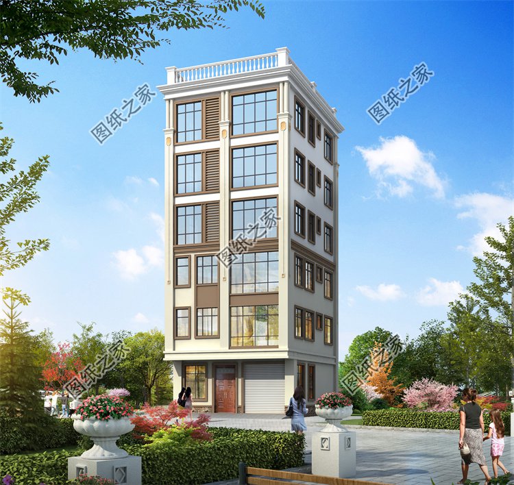 現(xiàn)代風(fēng)四層及以上別墅效果圖設(shè)計(jì)案例