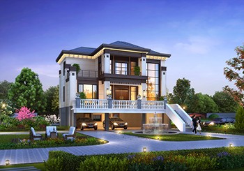 二層帶架空層的農(nóng)村別墅設(shè)計(jì)圖，功能齊全，超越十里八村