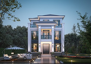 面寬9米的三層農(nóng)村自建房設(shè)計(jì)圖，適合鄉(xiāng)下地區(qū)自建