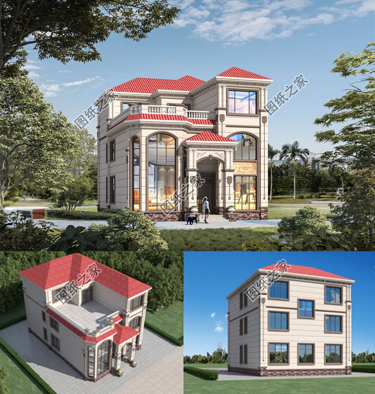 農(nóng)村建的小別墅效果圖