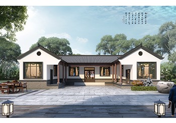 經(jīng)典中式三合院設(shè)計(jì)，一層空間實(shí)用大氣，輕松實(shí)現(xiàn)理想家園！