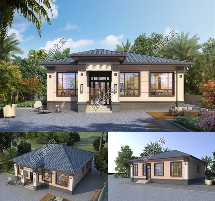 一層農(nóng)村自建房別墅