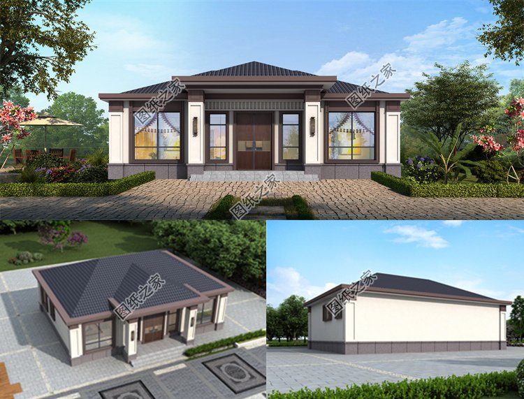 一層農(nóng)村必蓋戶型