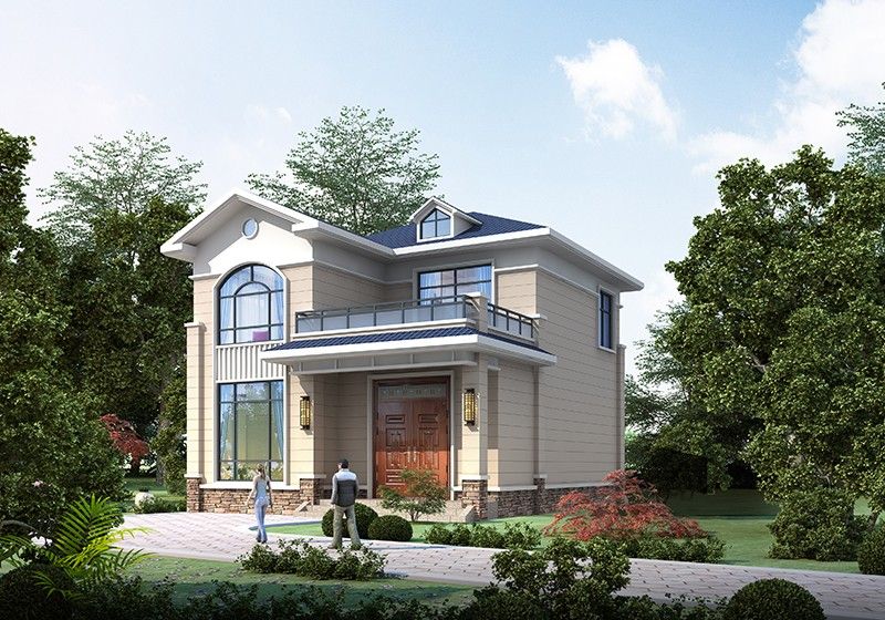 二開(kāi)間二層別墅設(shè)計(jì)圖，面寬9米，不可多得的好選擇！