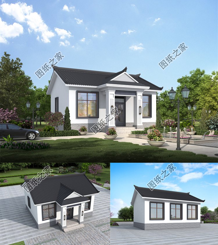 一層自建別墅設(shè)計(jì)效果圖