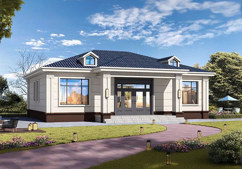 簡(jiǎn)約實(shí)用農(nóng)村自建房戶型圖，美觀經(jīng)濟(jì)又通透，南北通透住得爽！