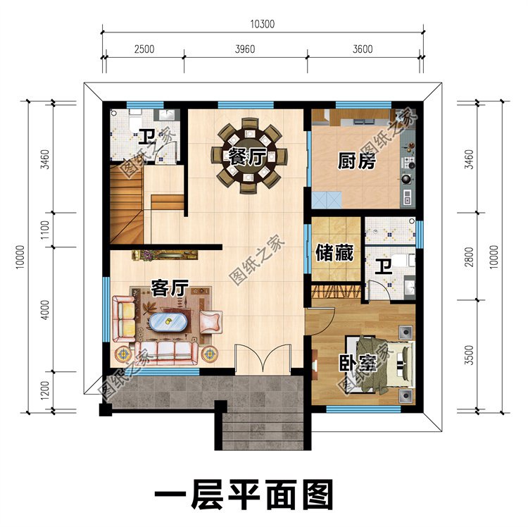 農(nóng)村二層別墅優(yōu)選1