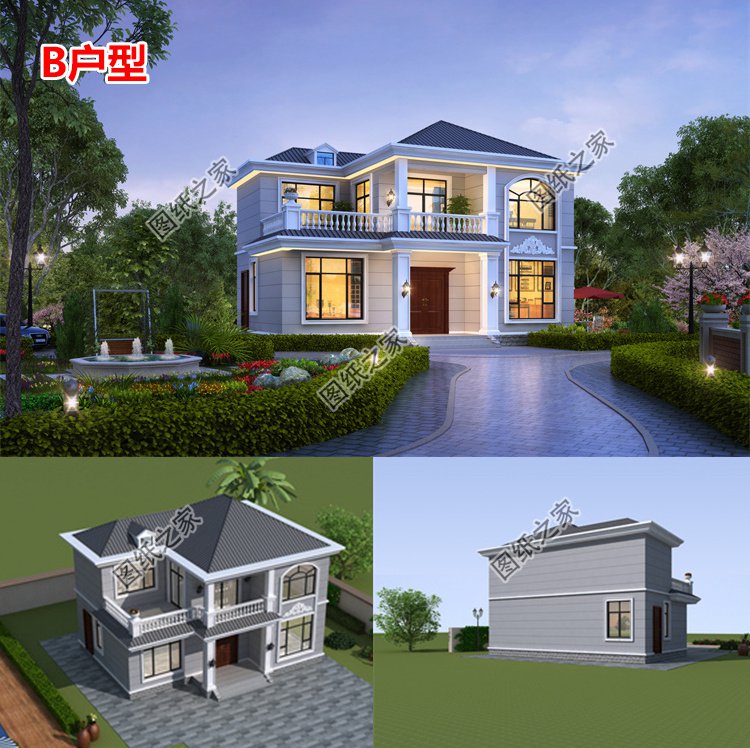 農(nóng)村別墅設(shè)計(jì)圖1