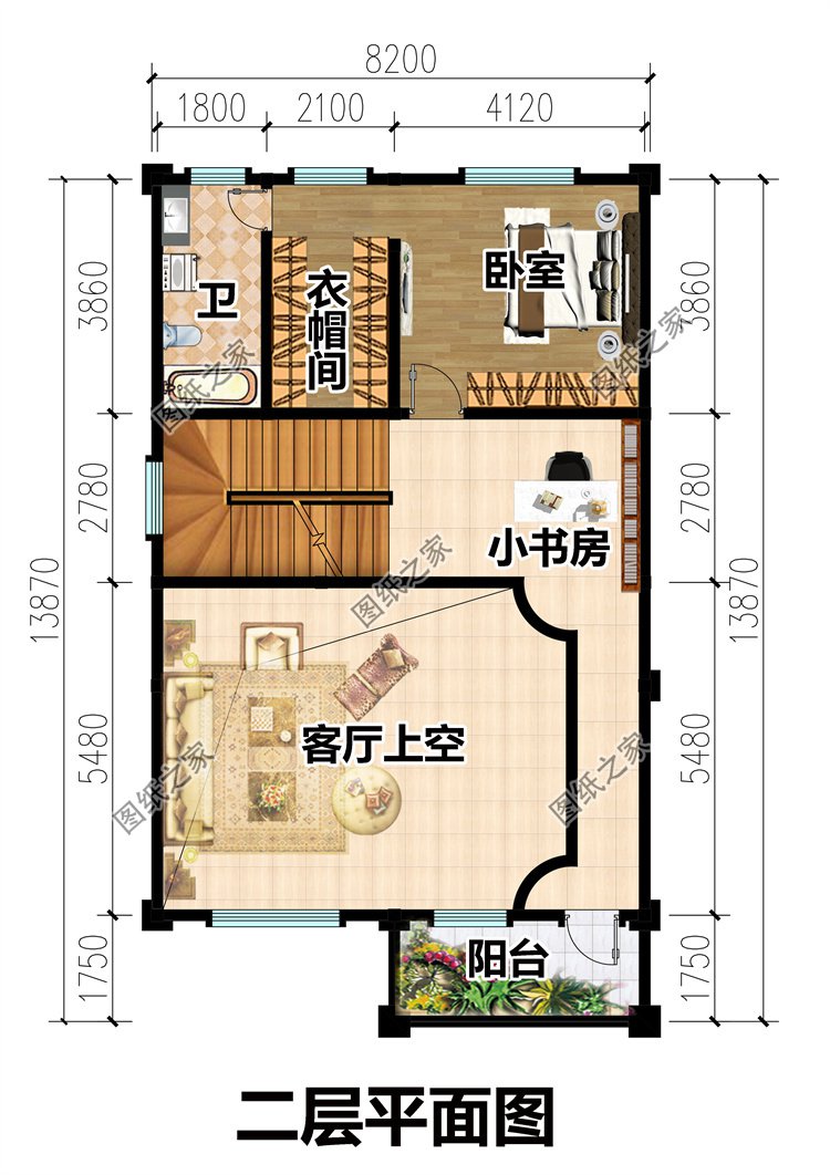 兩開間四層歐式風(fēng)別墅3