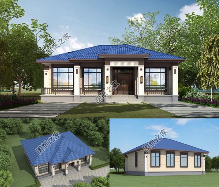 一層四間現(xiàn)代風別墅1