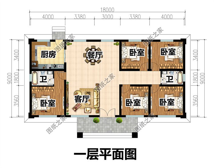 農(nóng)村一層平房別墅2