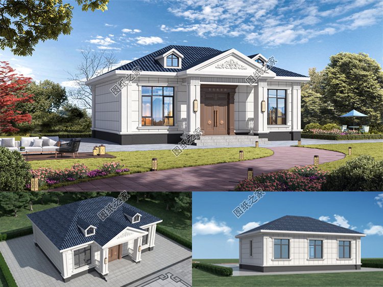 12x9米自建一層小別墅1