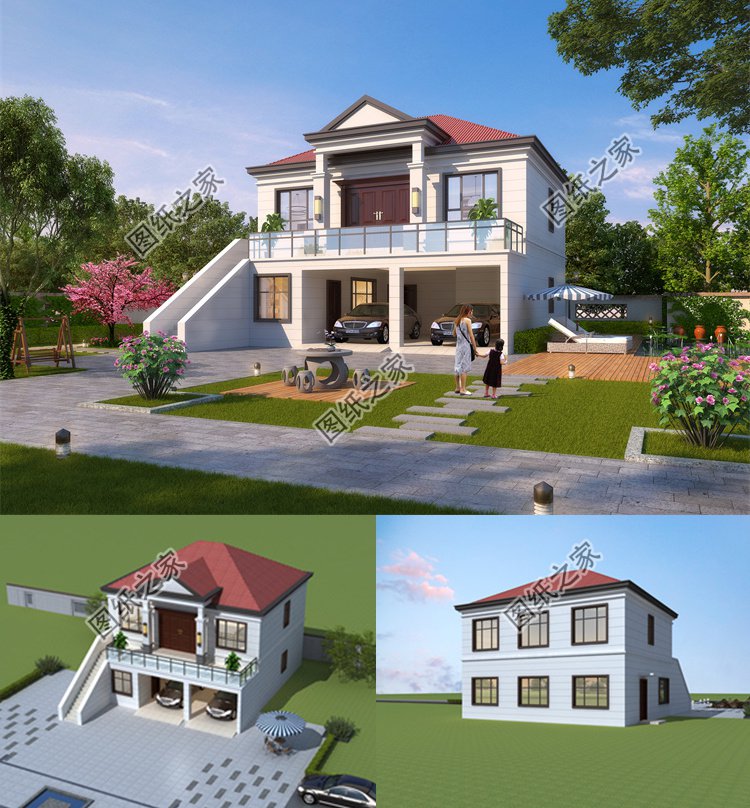 帶架空層一層農(nóng)村別墅1