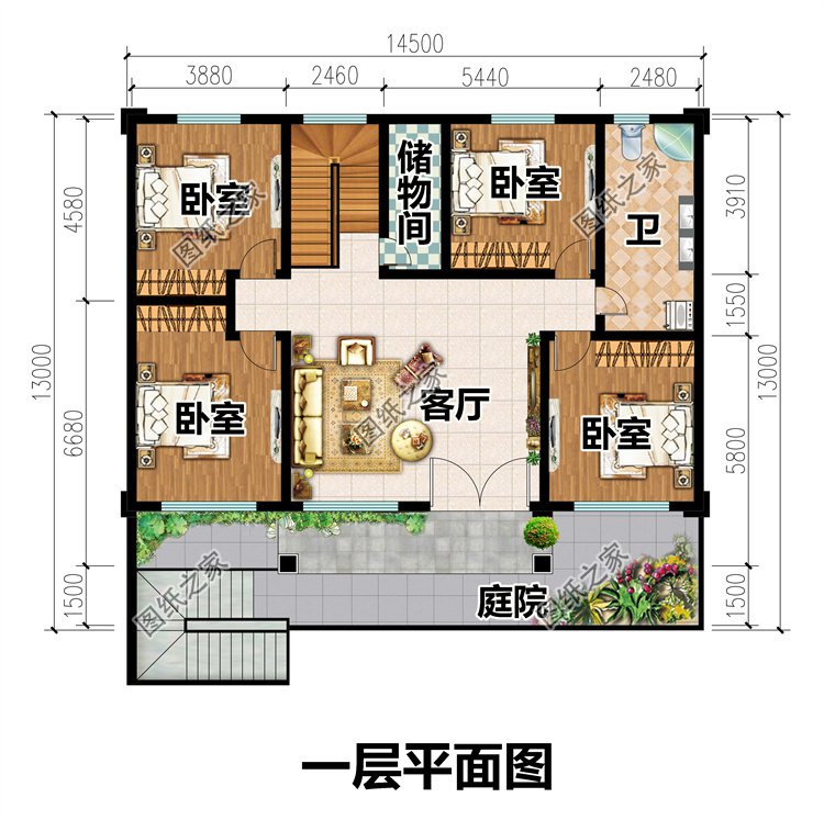 架空層自建一層別墅3