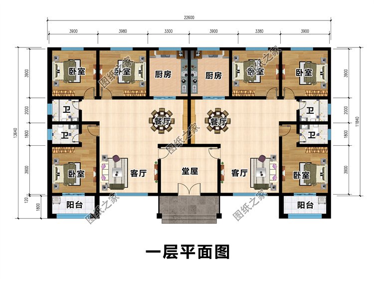 農(nóng)村兄弟雙拼別墅2