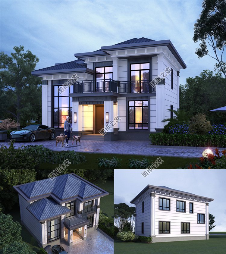 農(nóng)村自建二層別墅設(shè)計(jì)圖1