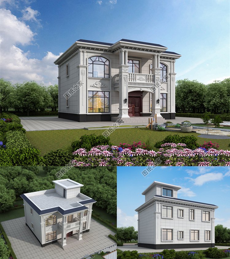 二層自建房子最新款設(shè)計圖1