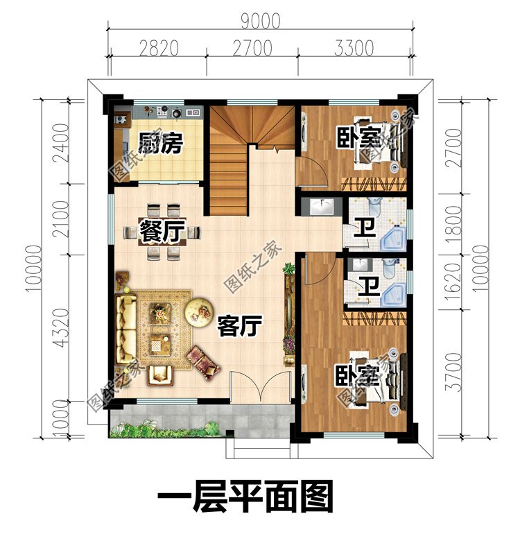 二層自建房設(shè)計(jì)圖2