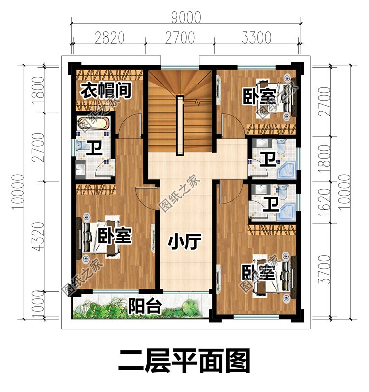二層自建房設(shè)計(jì)圖3