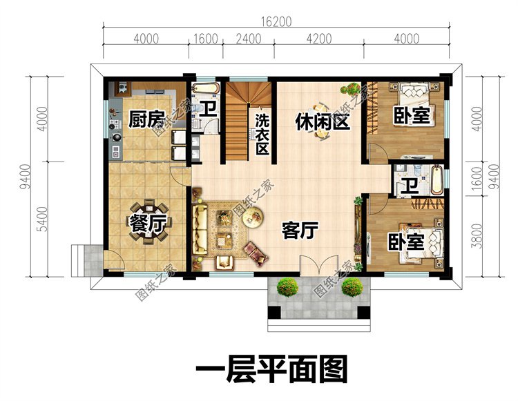 帶配房的二層農(nóng)村小別墅2