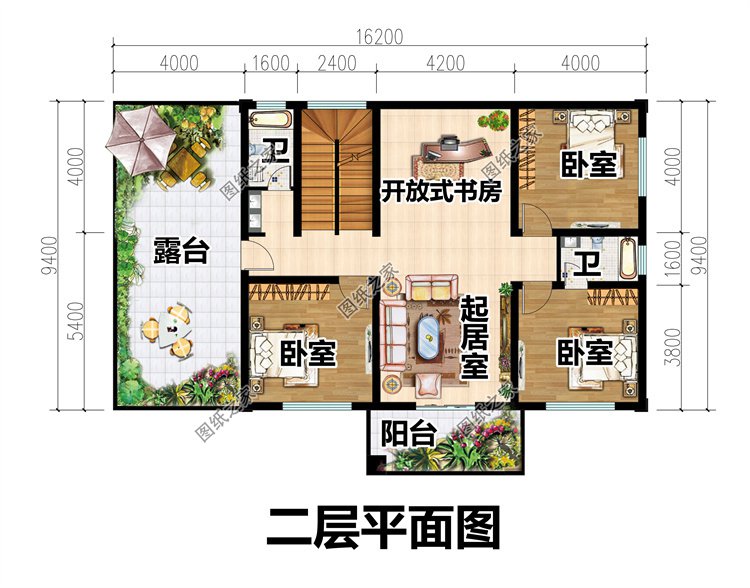帶配房的二層農(nóng)村小別墅3