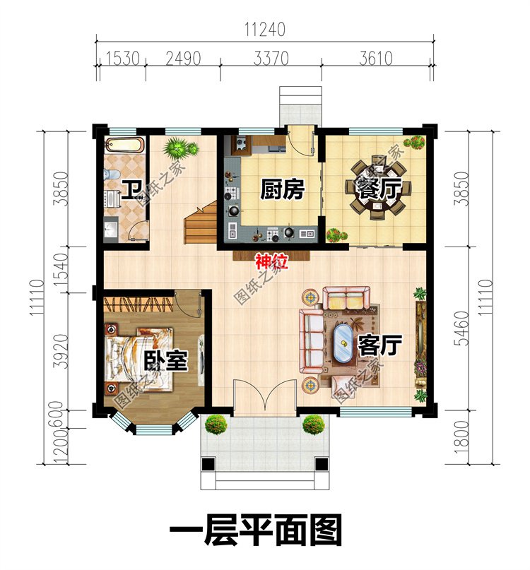 農(nóng)村小別墅設(shè)計(jì)圖二層2