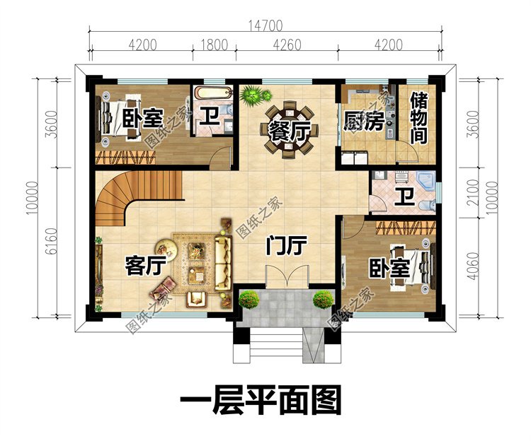 農村自建房三層設計圖2