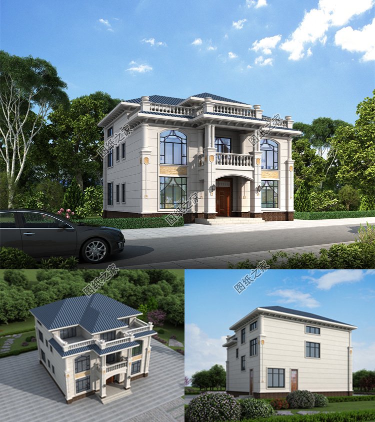 農(nóng)村自建二層半樓房1