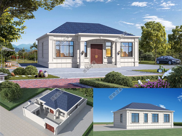 140平米一層農(nóng)村自建房1