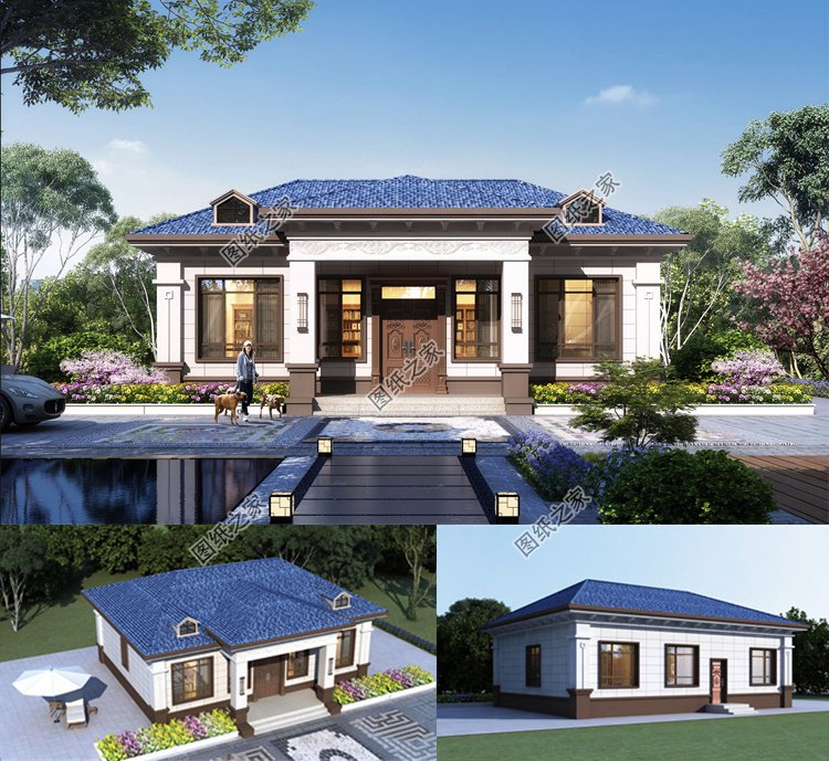 一層農(nóng)村自建房設(shè)計(jì)圖1