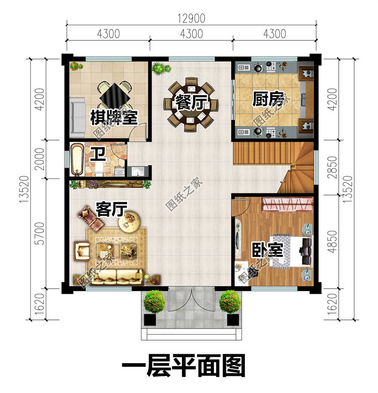 二層小別墅設(shè)計方案2