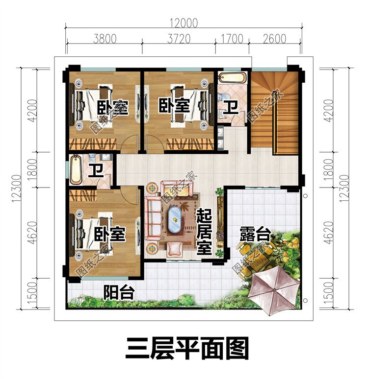 現(xiàn)代風(fēng)三層設(shè)計(jì)圖4
