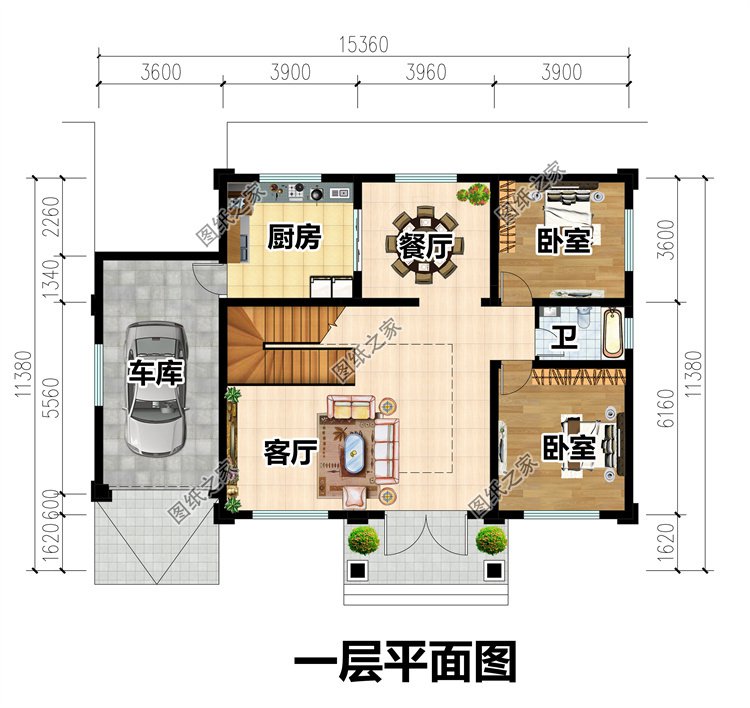 四層自建別墅設計圖2