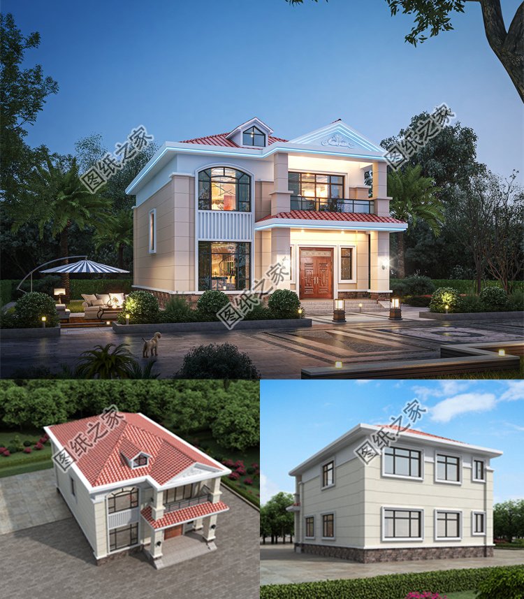 農(nóng)村兩開間農(nóng)村別墅1