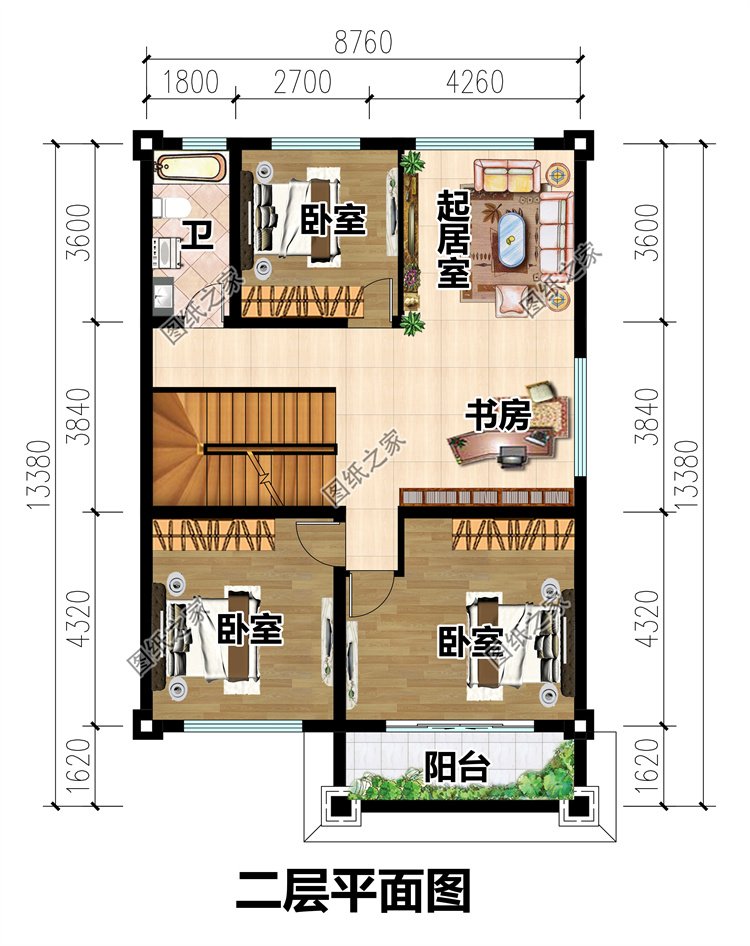 農(nóng)村兩開間農(nóng)村別墅3