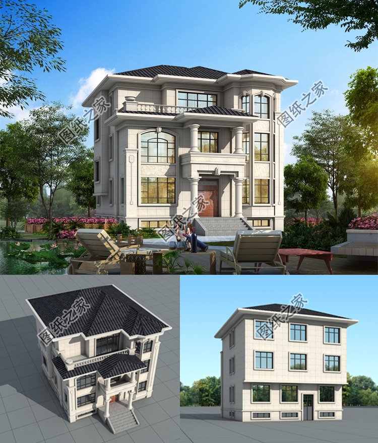 三層農(nóng)村自建別墅1