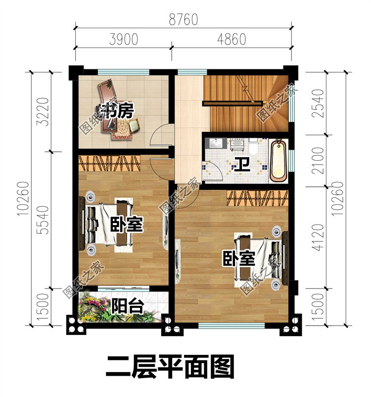 超經(jīng)濟(jì)適用三層農(nóng)村別墅4