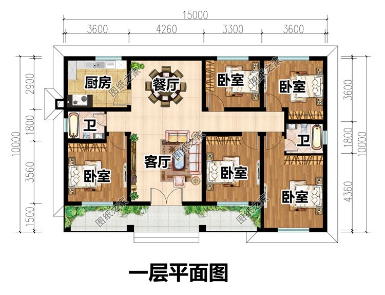 簡簡單單一層農(nóng)村自建別墅