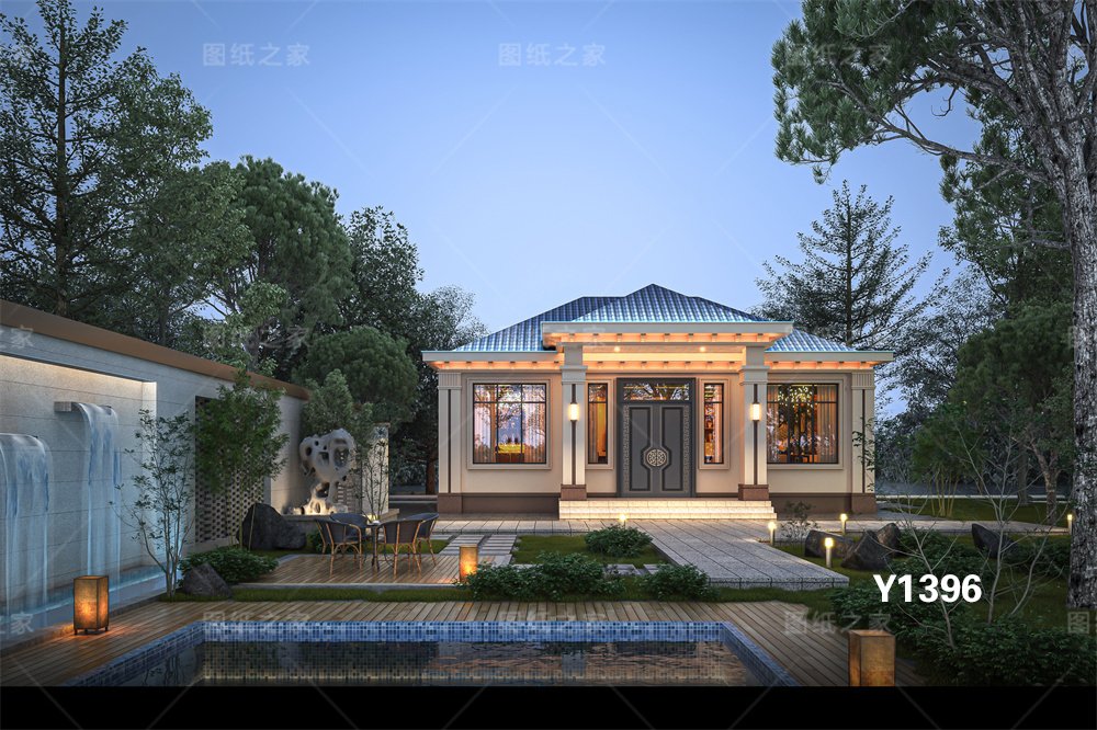 炸裂！20款新農(nóng)村一層別墅設(shè)計圖，最低12萬起！