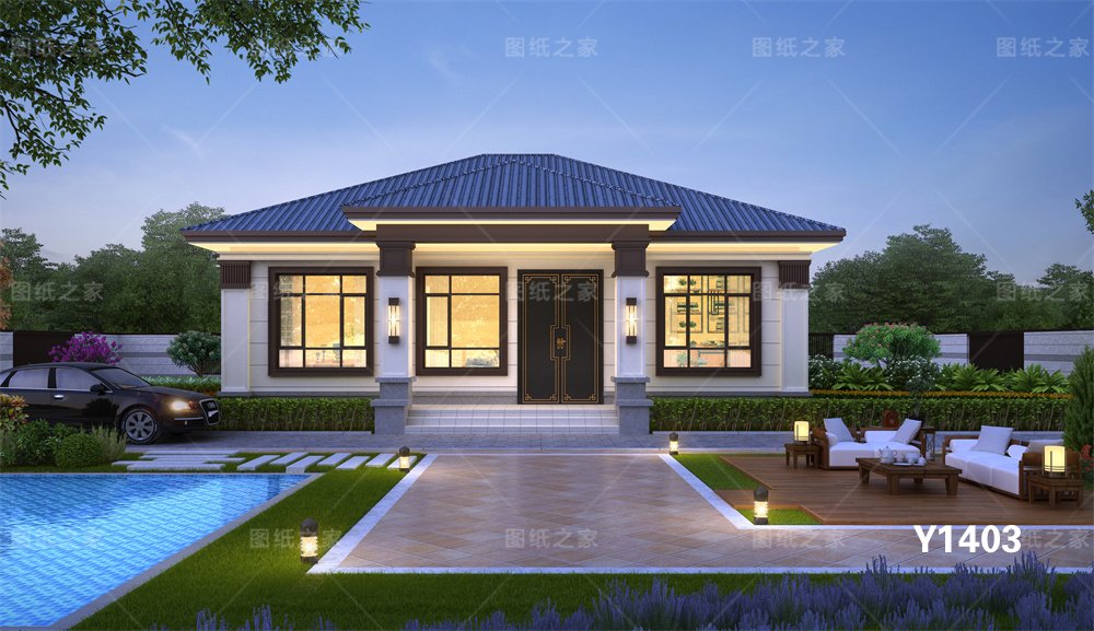 炸裂！20款新農(nóng)村一層別墅設(shè)計圖，最低12萬起！